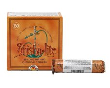 Uhlíky 80 ks Shisha Lite 33 mm KRABICE