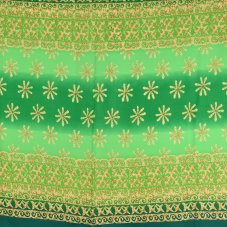 Sarong - Pareo BUN, OMBRE kvítek, zelená