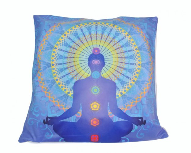 Povlak na polštář Modrý meditace