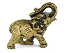 Figurka Slon pozlacený A