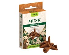 Vonné jehlánky Tulasi "tekoucí dým" Mošus 30 g