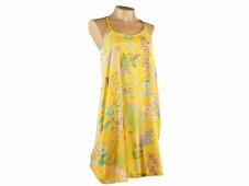 Multifunkční top Sakda, květiny s motýli, žlutá, II. jakost