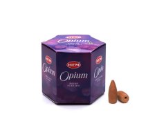Vonné jehlánky "tekoucí dým" HEM Opium 40 ks
