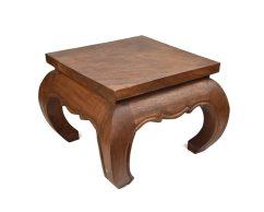 Opiový stolek 45 x 45 cm tmavý - II. jakost