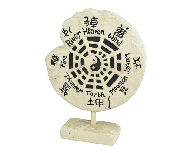 Betonová dekorace Yin - Yang - 50 cm