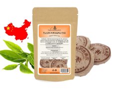Tmavý čaj China Yunnan Pu Erh Shu Mini Beng Cha  - 10 x 9 g
