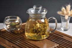 Zelený kvetoucí čaj - Jahoda - 1 ks