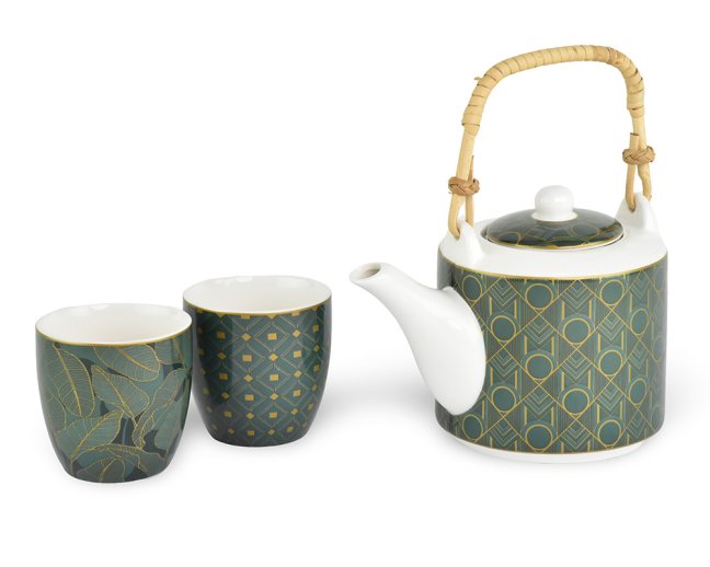 Porcelánová čajová souprava Charleston 3 ks - II. jakost
