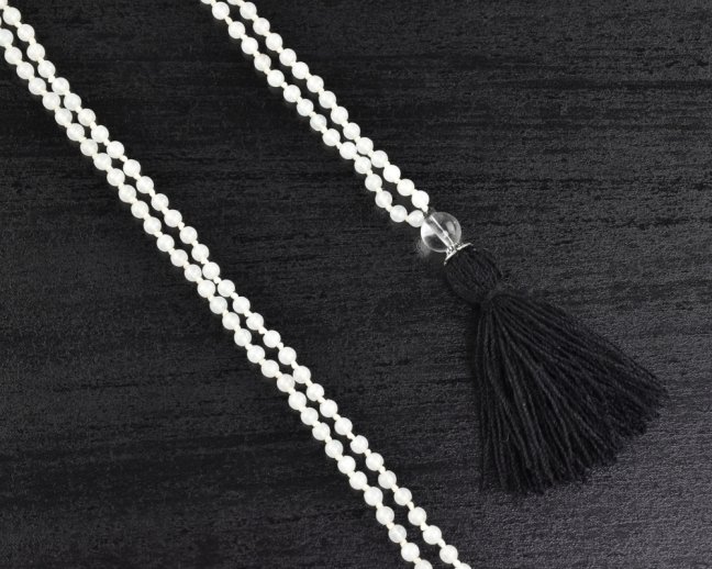 Asijský růženec světle modrý 4 mm