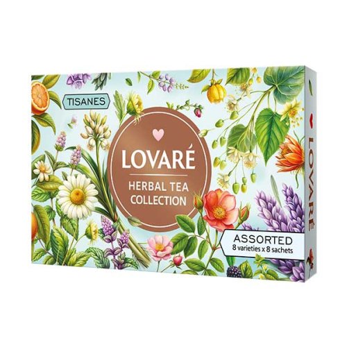 Kolekce čajů Lovaré Herbal Tea Collection (64 sáčků) 96 g