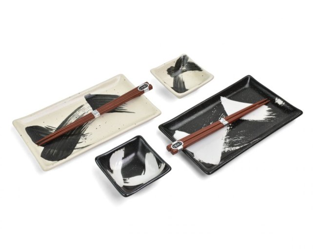 Japonský keramický set na sushi Arisu 4 ks