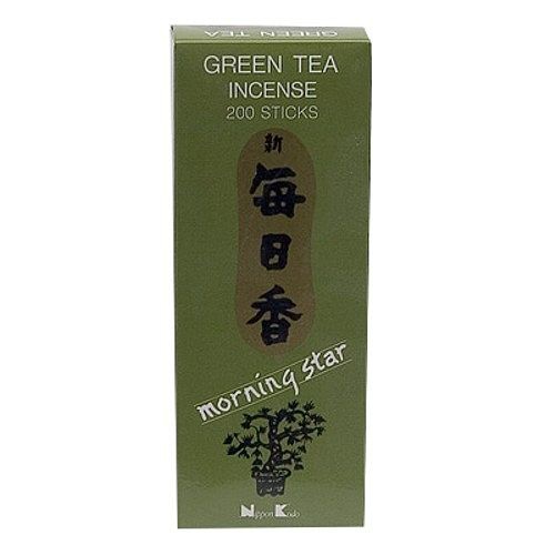 Japonské vonné tyčinky Morning Star Green Tea 200 ks