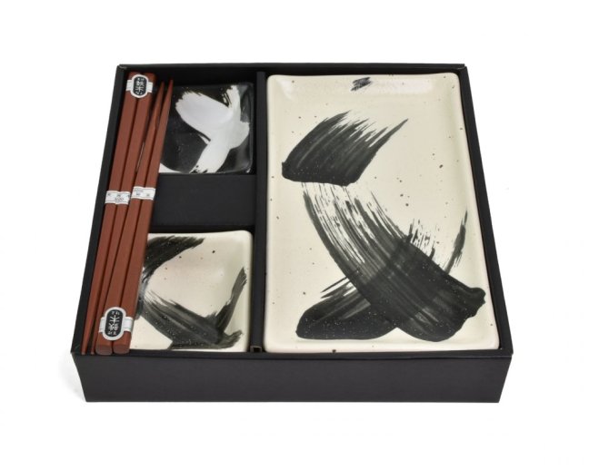 Japonský keramický set na sushi Arisu 4 ks
