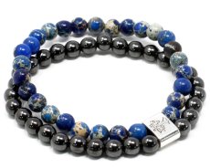 Náramek dvojitý magnetický, sodalit