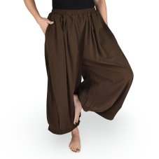 Capri kalhoty LUK Soft, hnědá