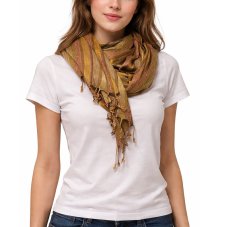 Šála viscosa 200 x 70 cm pruhy, třásně A