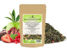 Zelený aromatizovaný čaj China Sencha Ovocná zahrada