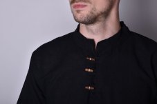 Kurta pánská ANKITA, krátký rukáv, černá, II. jakost