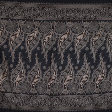 Sarong - Pareo BUN, zahrada, černý, II. jakost