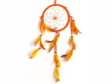 Lapač snů  11,5 cm, oranžový