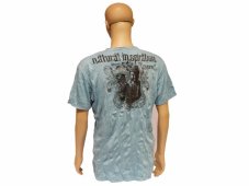 Tričko bavlna, potisk Buddha Natural Inspiration, světle modré