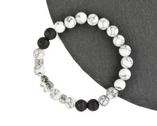 Náramek Bílý - Slon