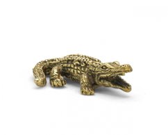 Figurka krokodýl mosaz, 3 cm