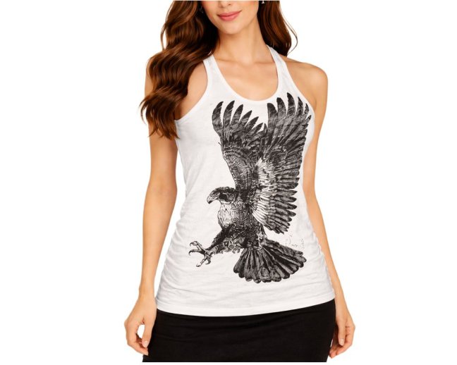 Tílko SURE, orel, bavlna, bílá