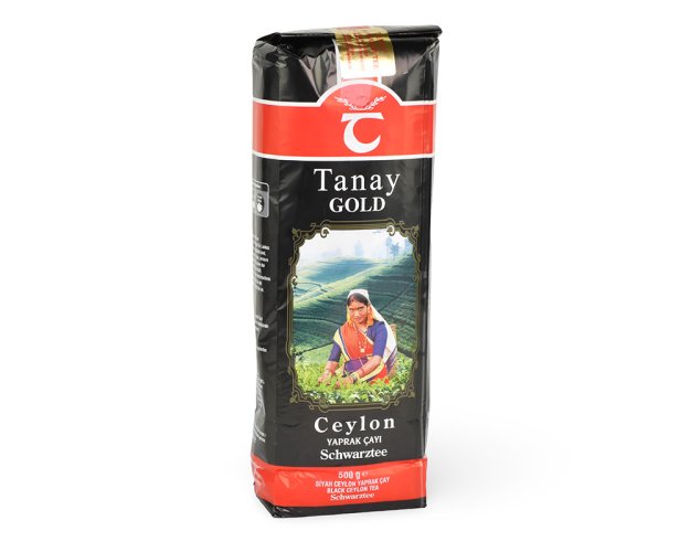 Černý čaj Tanay Ceylon Gold A Kalite Yaprak Cay OP1 - Gramáž čaje: 500 g