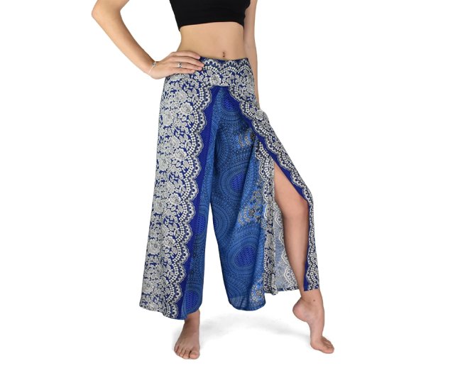 Kalhoty jóga open NUTCHA, zelené