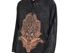Pánská mikina Hamsa, černá