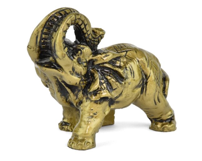 Figurka Slon pozlacený C