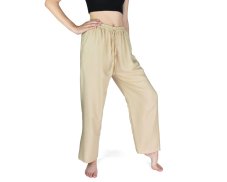 Kalhoty jóga SUDA, béžové