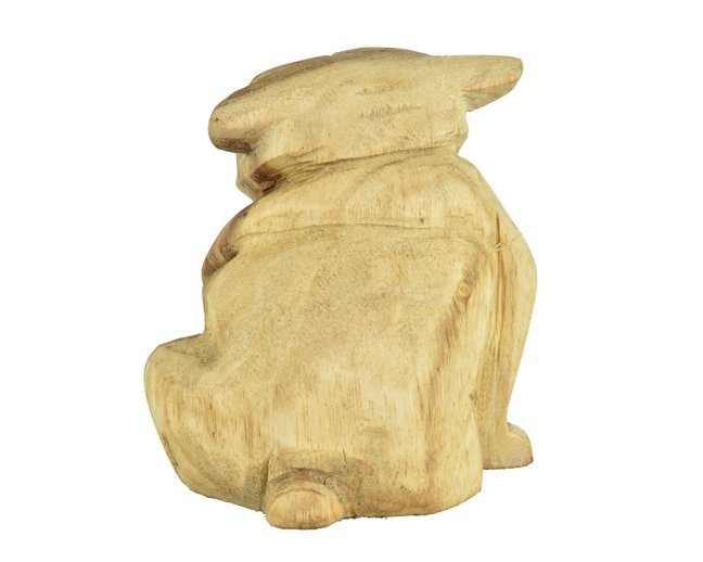 Dřevěná soška Bulldog 10 cm - varianta B