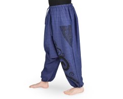 Harémové kalhoty aladin DYAMI, modrá, spirála