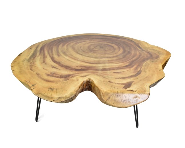 Dřevěný konferenční stůl 95 x 105 cm