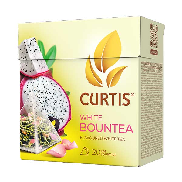 Bílý aromatizovaný čaj Curtis White Bountea (20 pyramid) 34 g