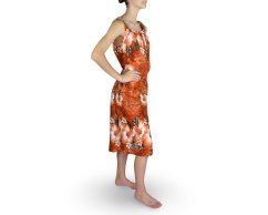 Dámské šaty SUPHANSA, ibišek, oranžové, II. jakost
