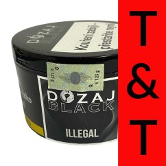 Tabák Dozaj Black T&T Illegal 125 g