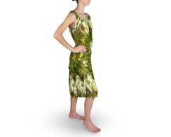 Dámské šaty SUPHANSA, ibišek, zelené, II. jakost