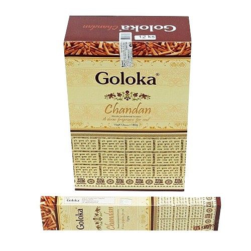 Indické vonné tyčinky Goloka Masala Chandan 15 g Indické vonné tyčinky Goloka Masala Chandan 15 g