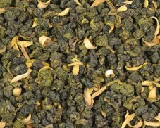 Polozelený aromatizovaný čaj Orange Flower Oolong