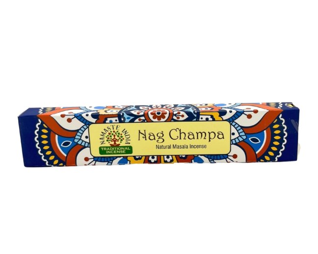 Indické vonné tyčinky Namaste India 15 g Nag Champa Indické vonné tyčinky Namaste India 15 g Nag Champa
