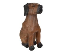Dřevěná soška Pes 52 cm - II. jakost