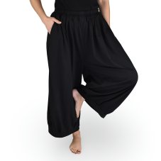 Capri kalhoty PONG, černá, baloon