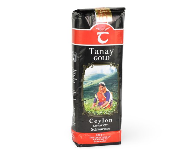 Černý čaj Tanay Ceylon Gold A Kalite Yaprak Cay OP1 - Gramáž čaje: 500 g