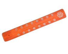 Stojan na vonné tyčinky Čakra Sakrální - oranžový
