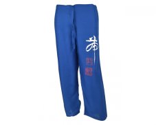 Kalhoty Nippon dlouhé, bavlna, světle modré, tygr