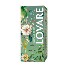 Zelený aromatizovaný čaj Lovaré Emerald Green (24 sáčků) 36 g