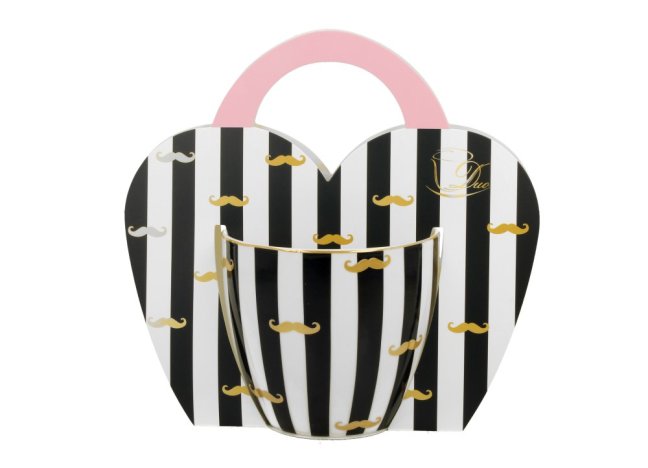 Hrnek Proužky knír 400 ml